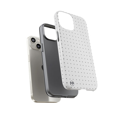 White Mini Polka-Dot Dot Tough Phone Case
