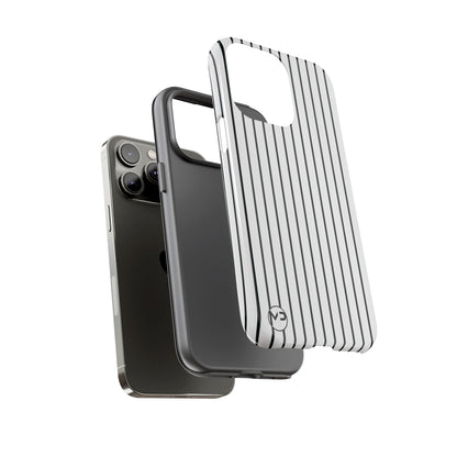 Striped Tough Phone Case — Slim Protective iPhone Cover
