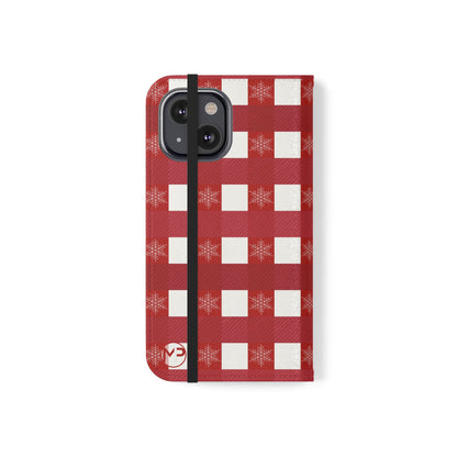Red Buffalo Plaid Holiday Wallet Phone Case