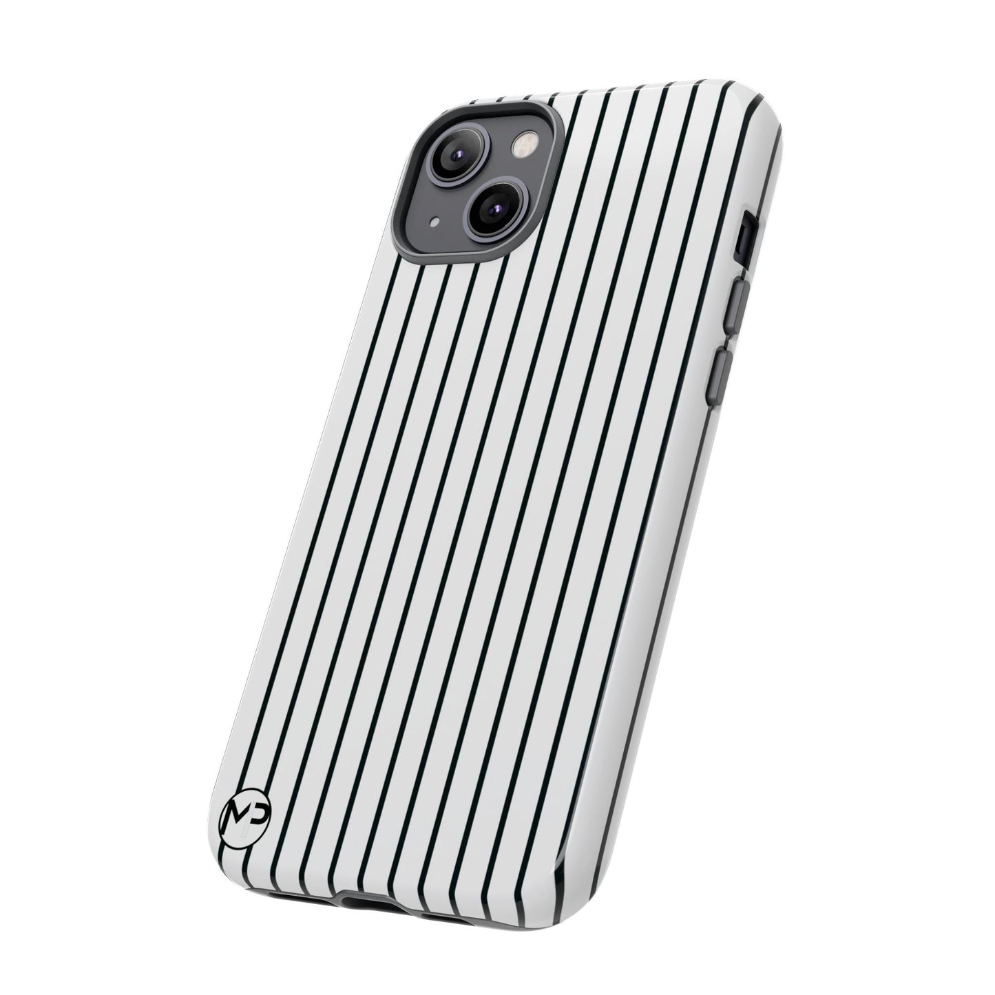 Striped Tough Phone Case — Slim Protective iPhone Cover