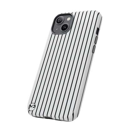 Striped Tough Phone Case — Slim Protective iPhone Cover