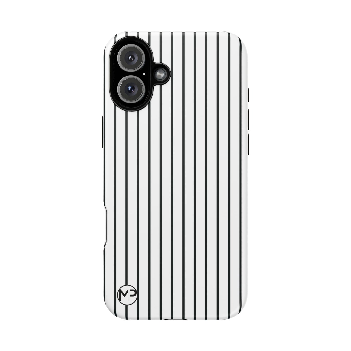 Striped Tough Phone Case — Slim Protective iPhone Cover