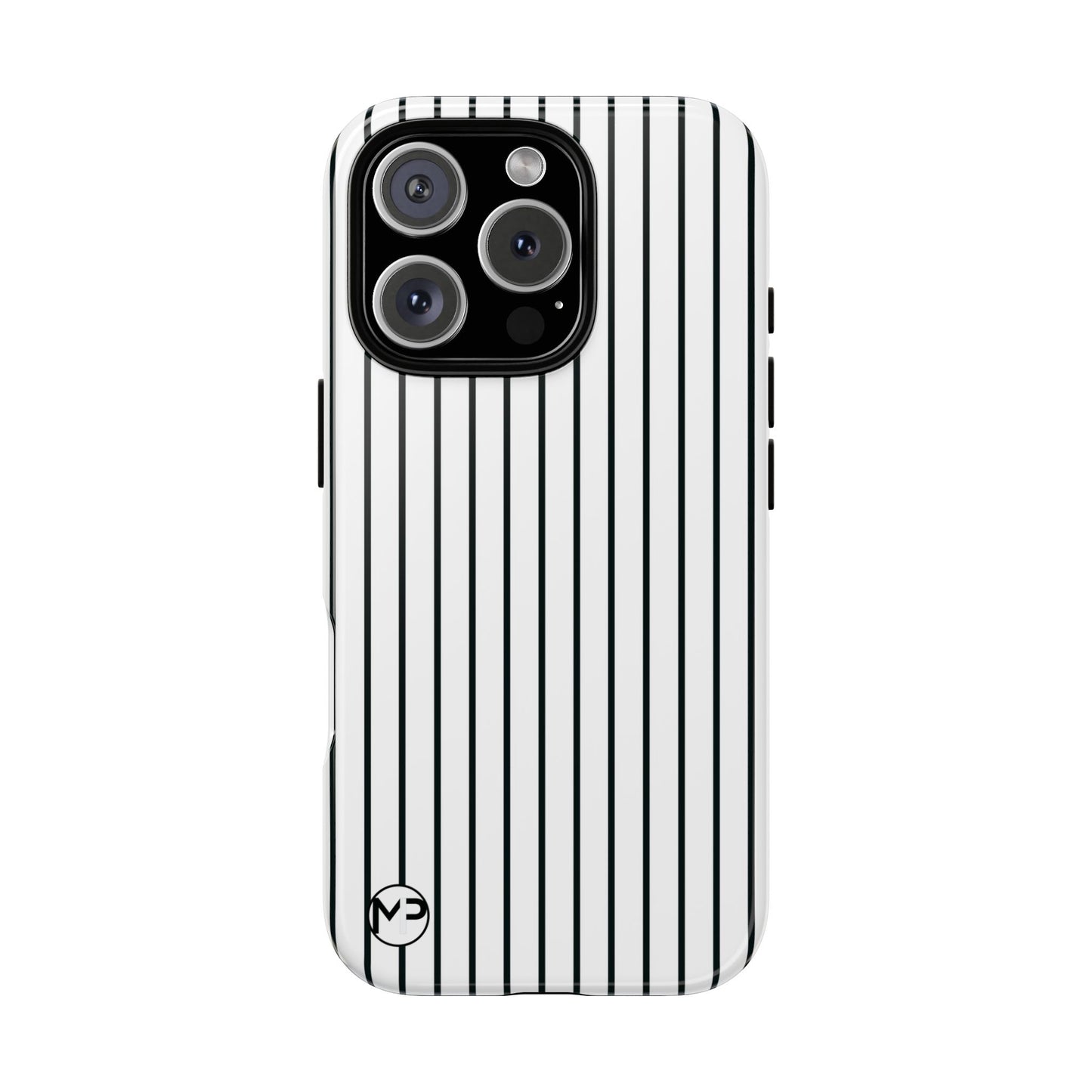 Striped Tough Phone Case — Slim Protective iPhone Cover