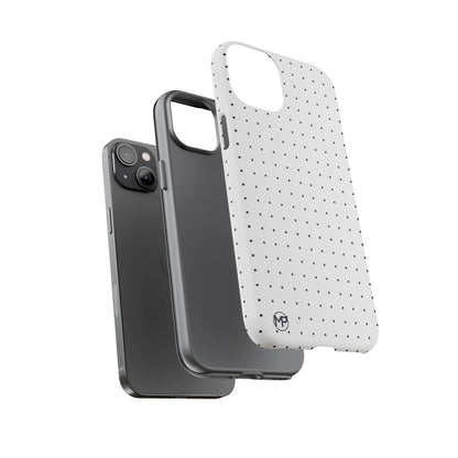 White Mini Polka-Dot Dot Tough Phone Case
