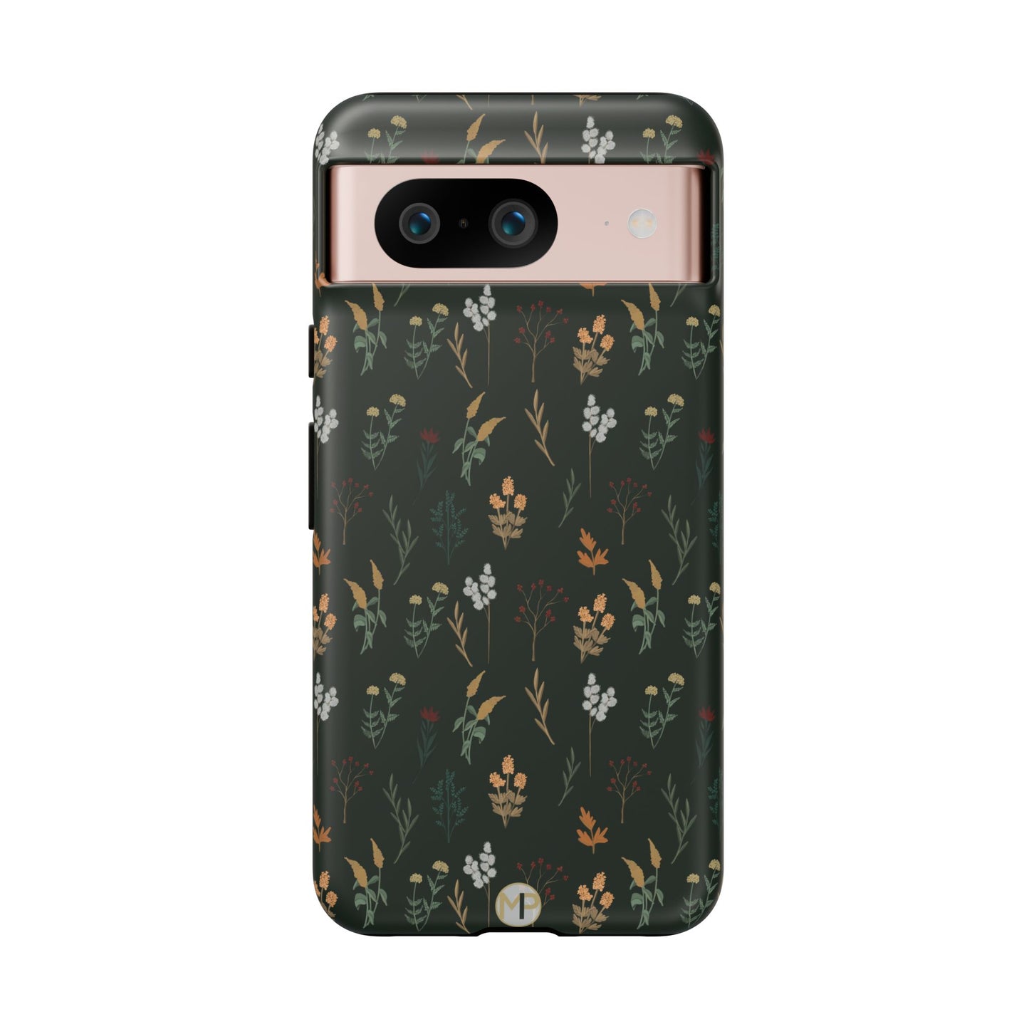 Pressed Floral Tough Phone Case - Durable Design for Nature Lovers