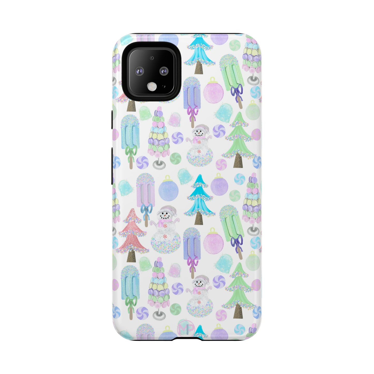 Cute Winter Phone Case, Festive Holiday Design, Tough Phone Cover, Winter Wonderland Case, Christmas Gift for Friends