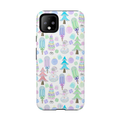 Cute Winter Phone Case, Festive Holiday Design, Tough Phone Cover, Winter Wonderland Case, Christmas Gift for Friends