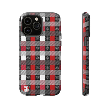 Red and Black Buffalo Plaid Tough Phone Case
