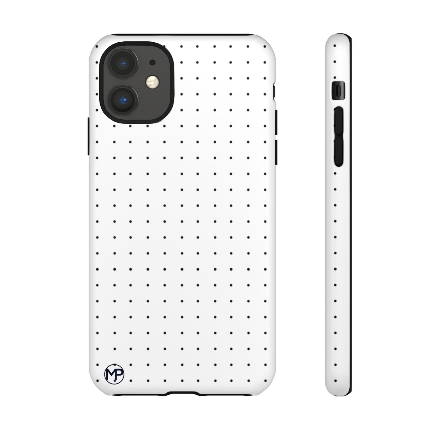 White Mini Polka-Dot Dot Tough Phone Case