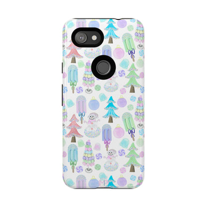Cute Winter Phone Case, Festive Holiday Design, Tough Phone Cover, Winter Wonderland Case, Christmas Gift for Friends