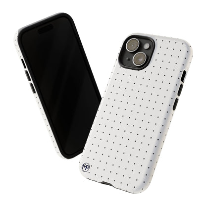 White Mini Polka-Dot Dot Tough Phone Case
