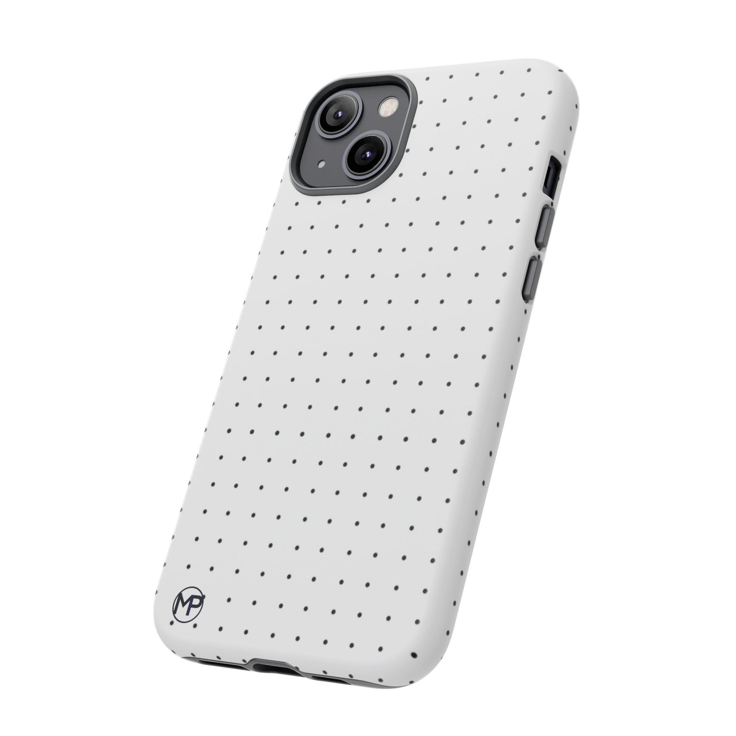 White Mini Polka-Dot Dot Tough Phone Case