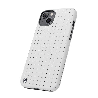 White Mini Polka-Dot Dot Tough Phone Case
