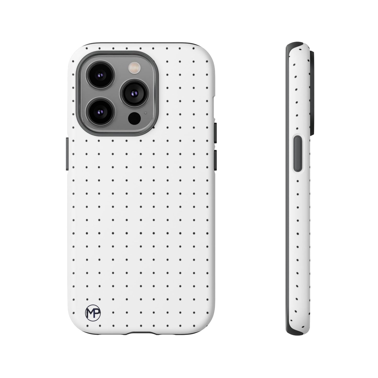 White Mini Polka-Dot Dot Tough Phone Case