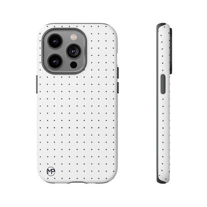 White Mini Polka-Dot Dot Tough Phone Case