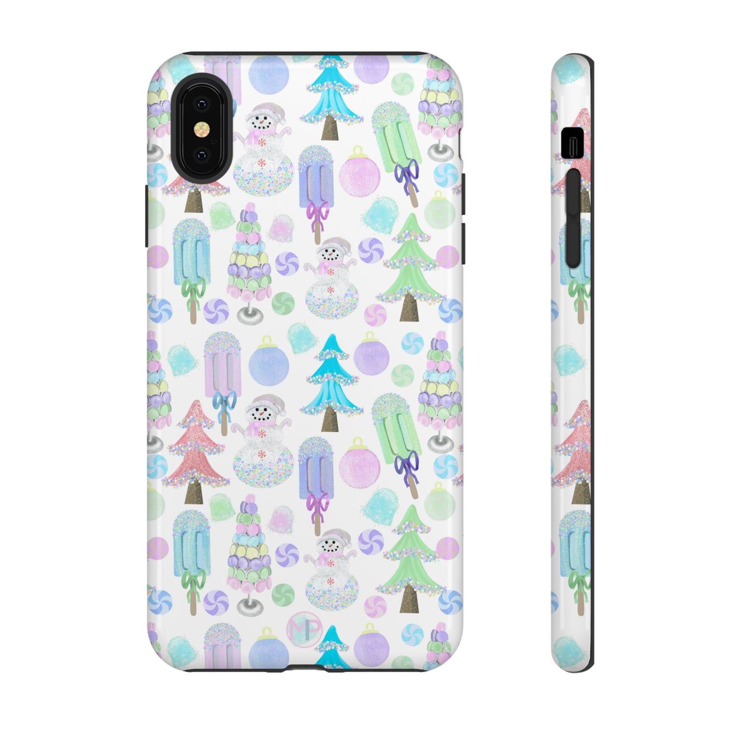 Cute Winter Phone Case, Festive Holiday Design, Tough Phone Cover, Winter Wonderland Case, Christmas Gift for Friends