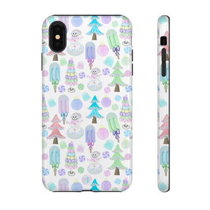 Cute Winter Phone Case, Festive Holiday Design, Tough Phone Cover, Winter Wonderland Case, Christmas Gift for Friends