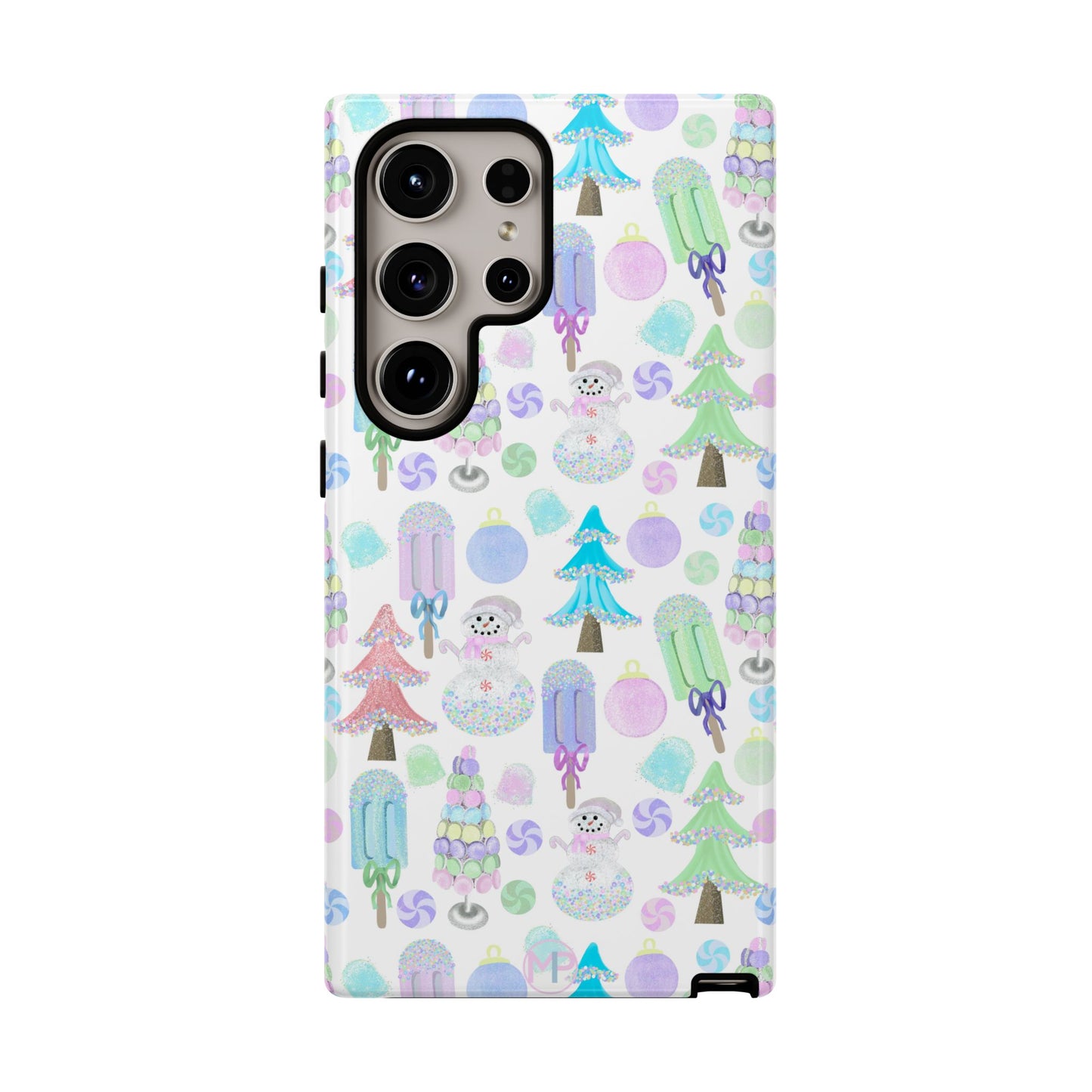 Cute Winter Phone Case, Festive Holiday Design, Tough Phone Cover, Winter Wonderland Case, Christmas Gift for Friends