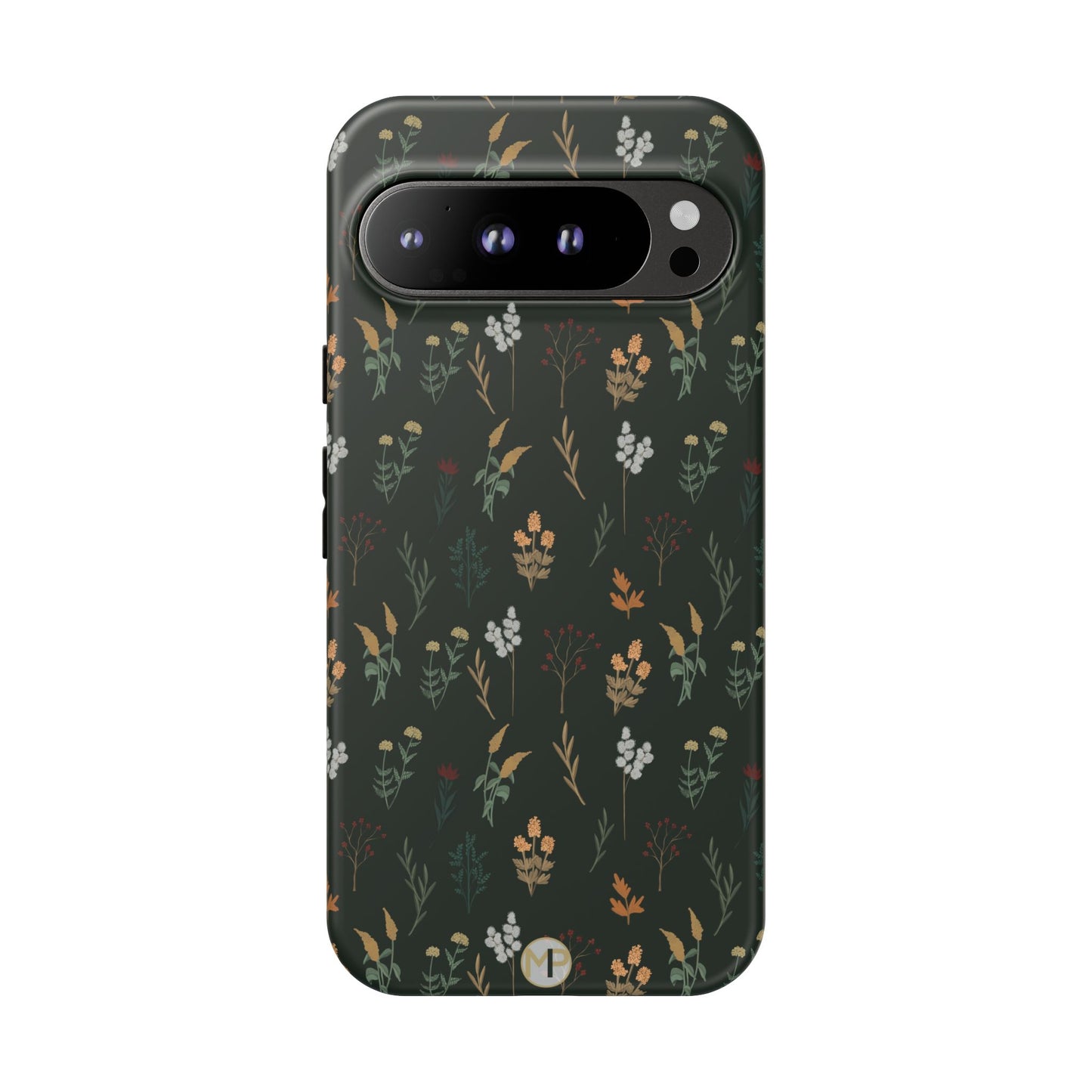 Pressed Floral Tough Phone Case - Durable Design for Nature Lovers