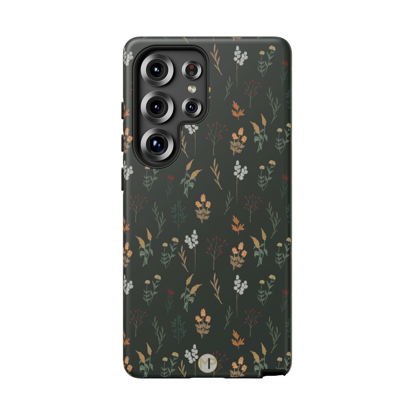 Pressed Floral Tough Phone Case - Durable Design for Nature Lovers