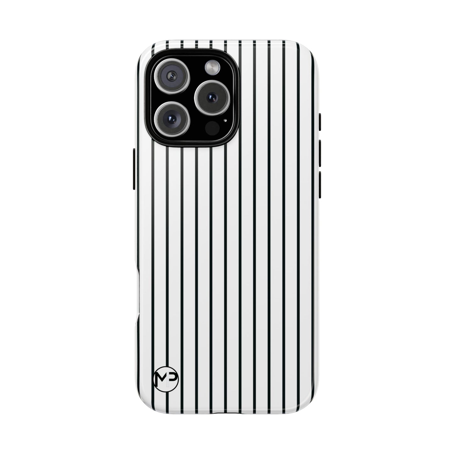 Striped Tough Phone Case — Slim Protective iPhone Cover