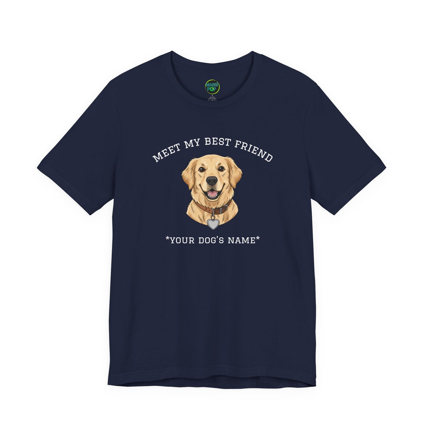 Golden Retriever Personalized Dog T-Shirt