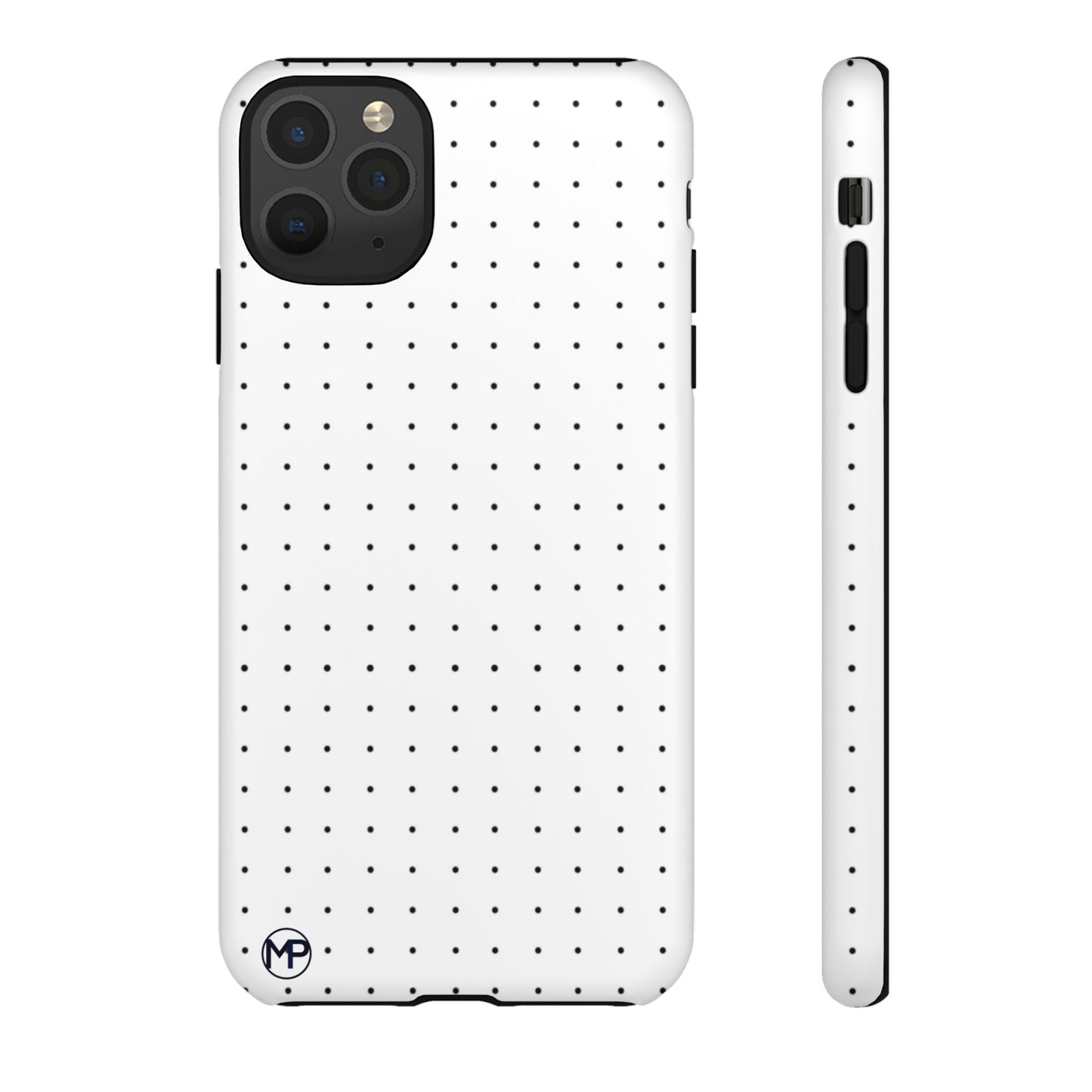 White Mini Polka-Dot Dot Tough Phone Case