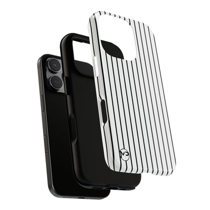 Striped Tough Phone Case — Slim Protective iPhone Cover