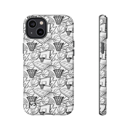 Basketball Doodle Tough Phone Case