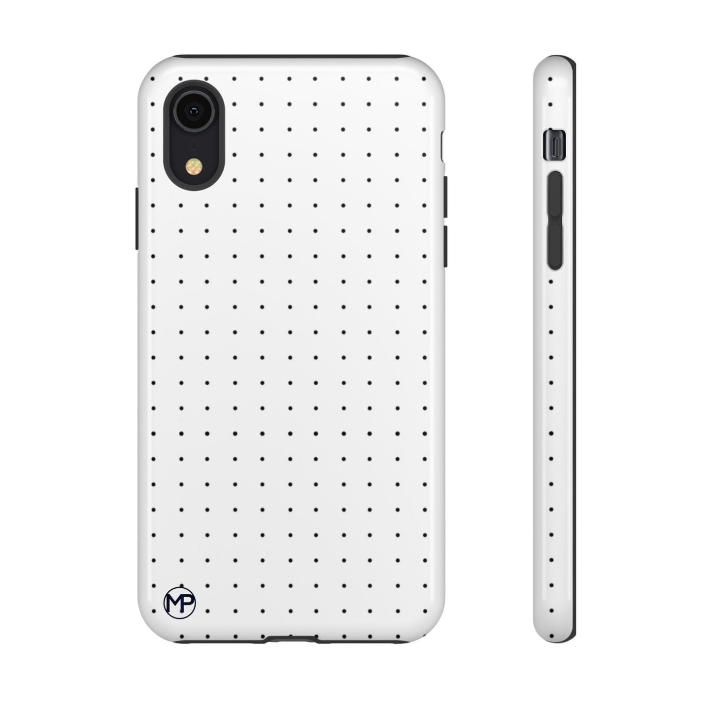 White Mini Polka-Dot Dot Tough Phone Case