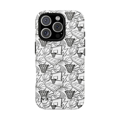 Basketball Doodle Tough Phone Case