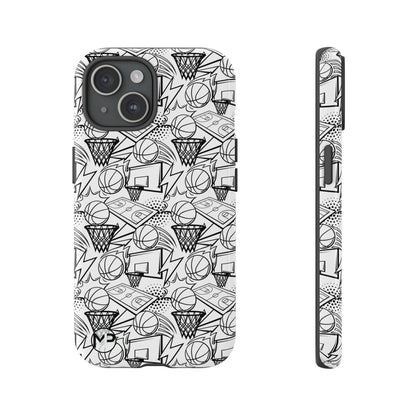 Basketball Doodle Tough Phone Case