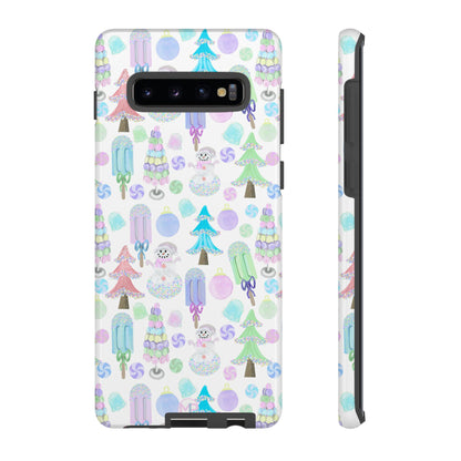 Cute Winter Phone Case, Festive Holiday Design, Tough Phone Cover, Winter Wonderland Case, Christmas Gift for Friends