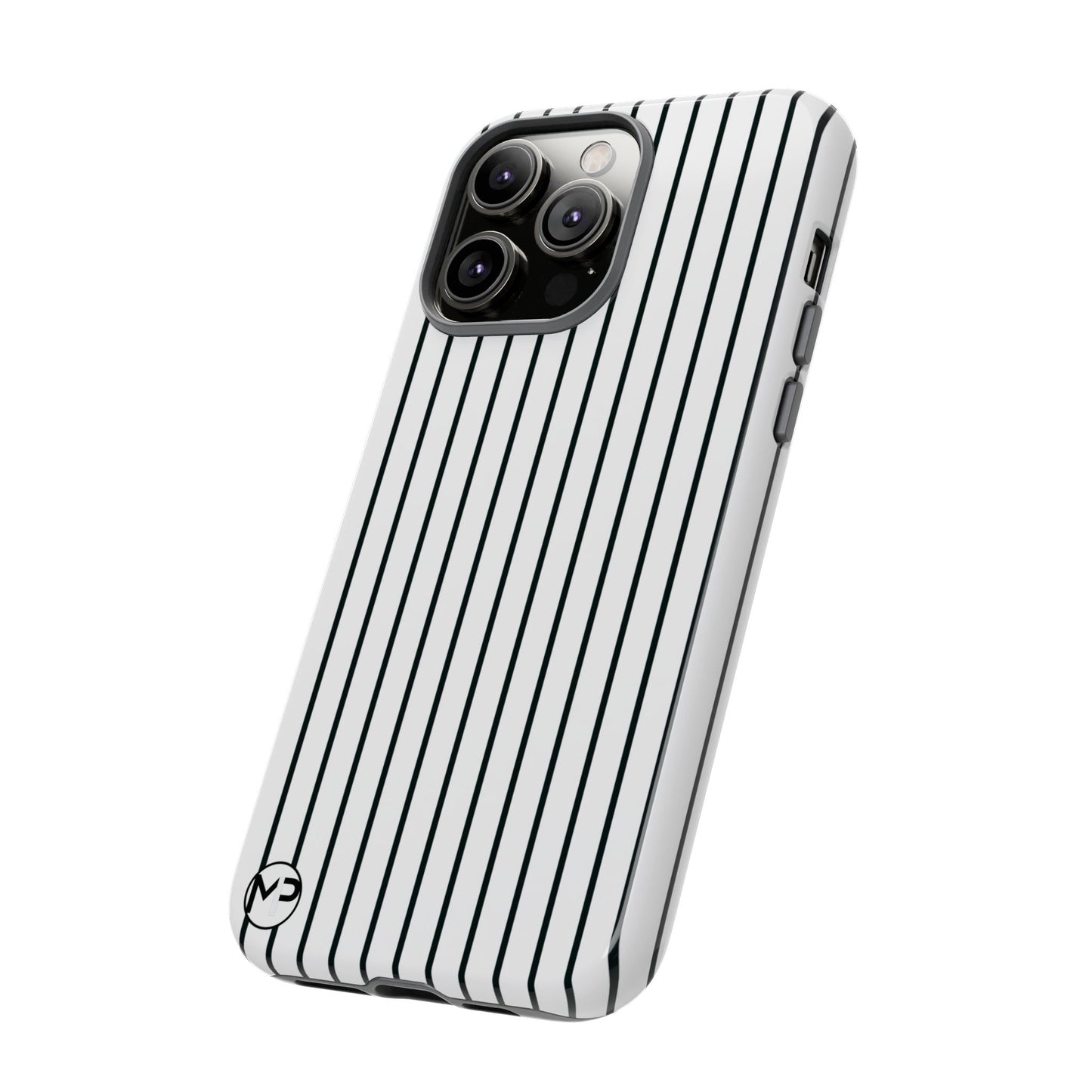 Striped Tough Phone Case — Slim Protective iPhone Cover