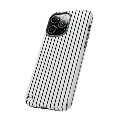 Striped Tough Phone Case — Slim Protective iPhone Cover