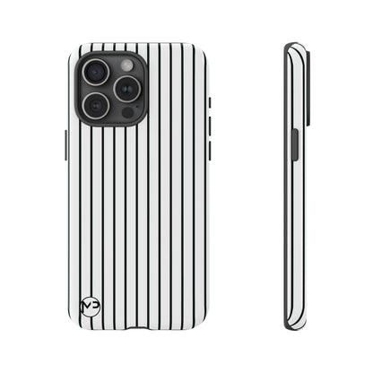 Striped Tough Phone Case — Slim Protective iPhone Cover