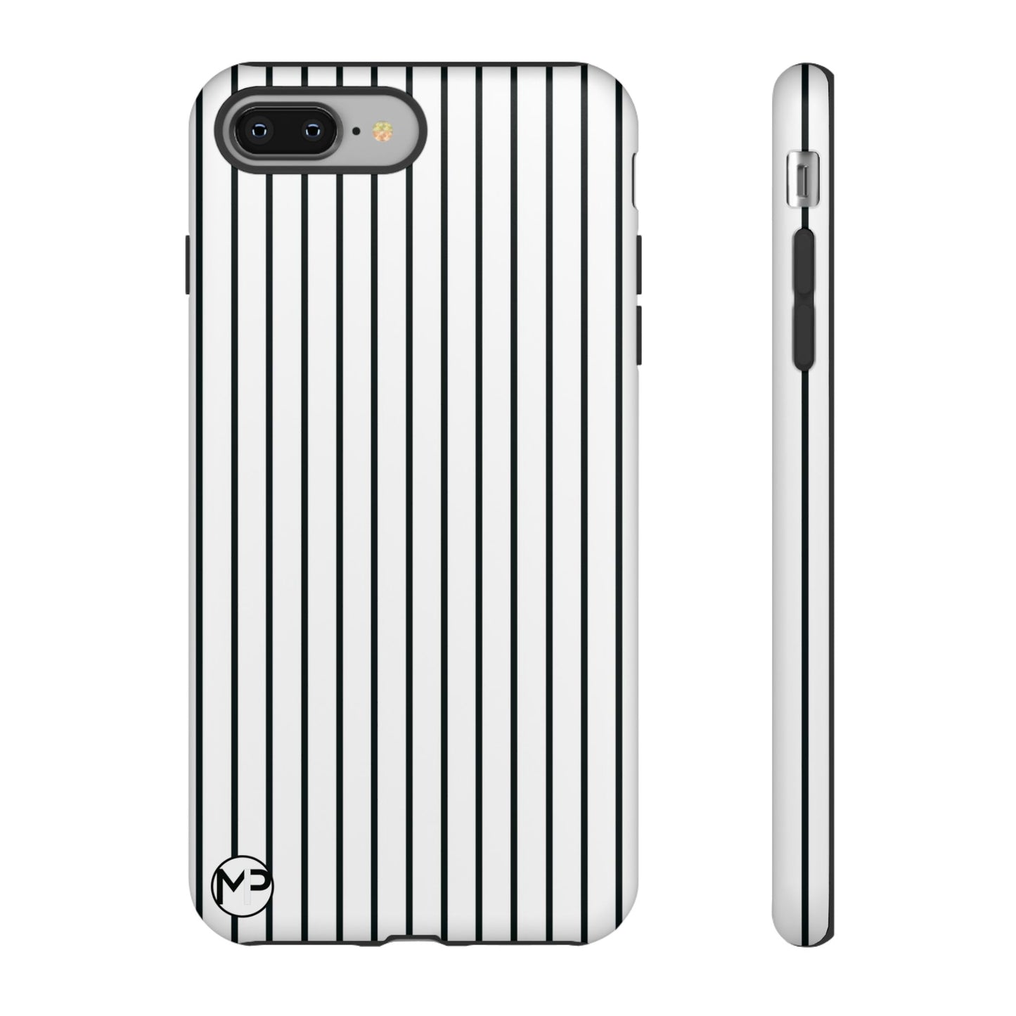 Striped Tough Phone Case — Slim Protective iPhone Cover