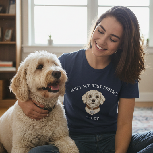 Labradoodle Personalized Dog T-Shirt