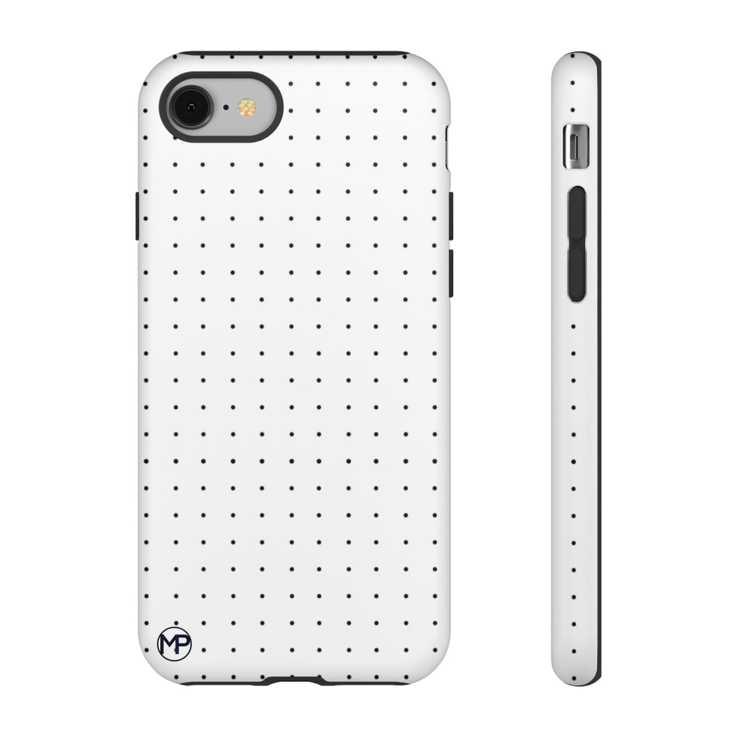 White Mini Polka-Dot Dot Tough Phone Case