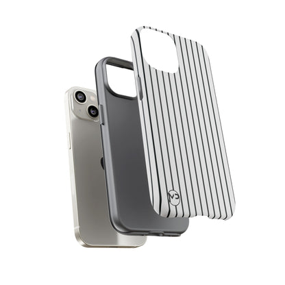 Striped Tough Phone Case — Slim Protective iPhone Cover