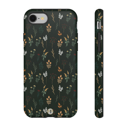 Pressed Floral Tough Phone Case - Durable Design for Nature Lovers