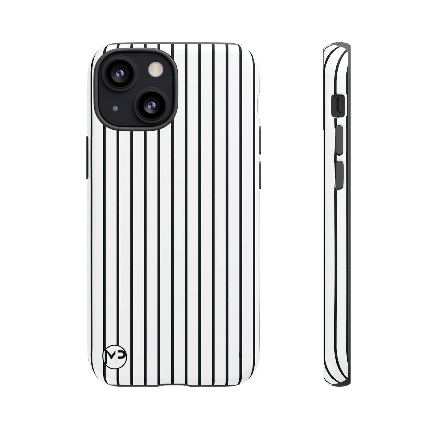 Striped Tough Phone Case — Slim Protective iPhone Cover
