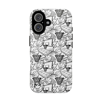 Basketball Doodle Tough Phone Case