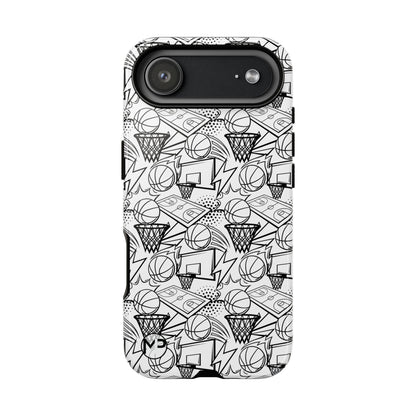 Basketball Doodle Tough Phone Case