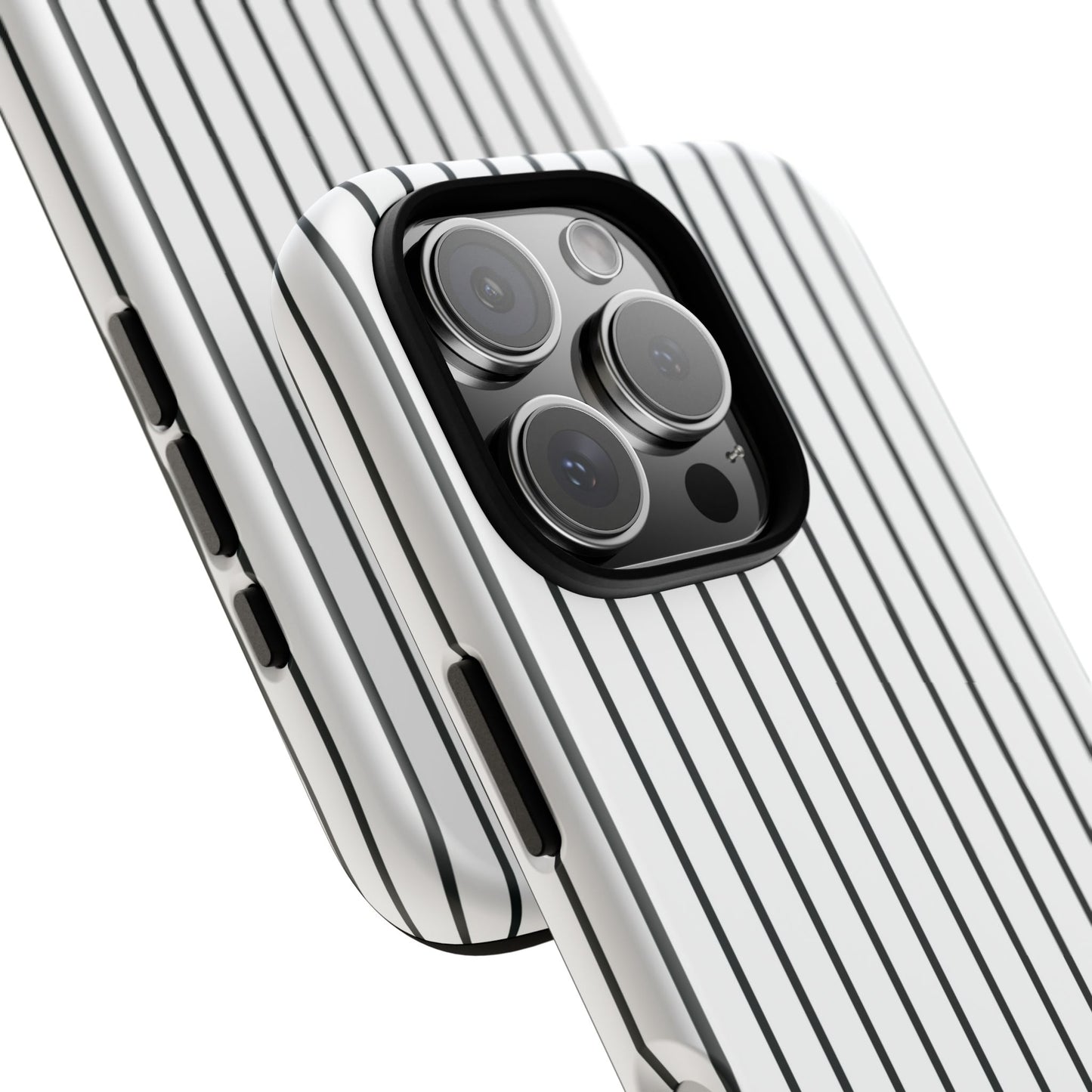 Striped Tough Phone Case — Slim Protective iPhone Cover