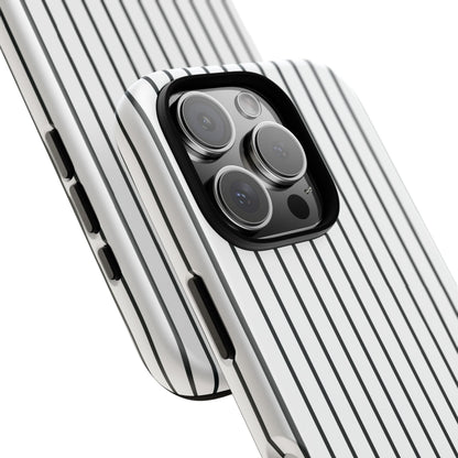 Striped Tough Phone Case — Slim Protective iPhone Cover