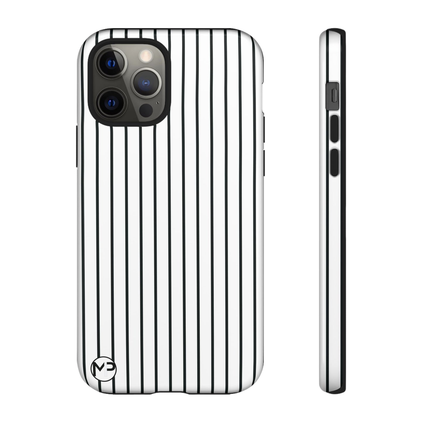 Striped Tough Phone Case — Slim Protective iPhone Cover