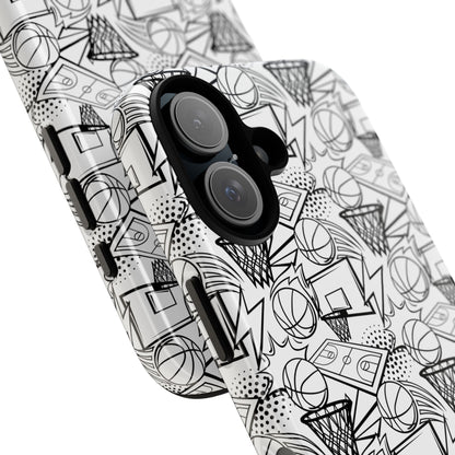 Basketball Doodle Tough Phone Case