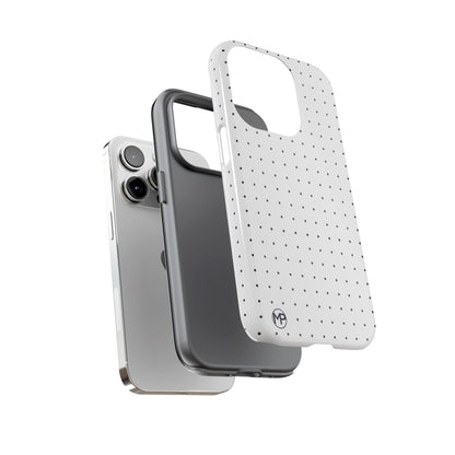 White Mini Polka-Dot Dot Tough Phone Case
