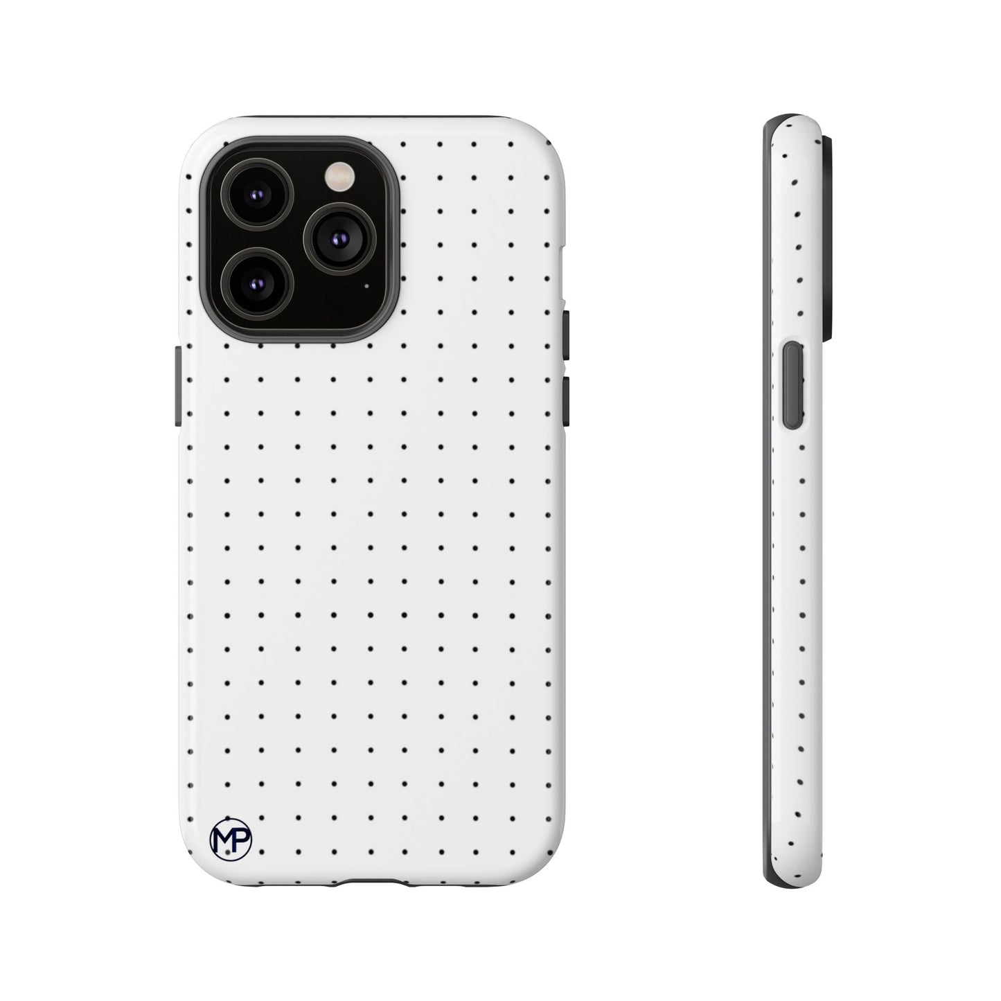 White Mini Polka-Dot Dot Tough Phone Case